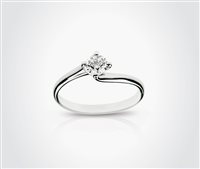Anello Amin Luxury Donna Solitario in Oro Diamante 0.10 Ct AN25AM - AN25AM